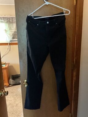Black Charter Club Jean High Sz 12 NWOT